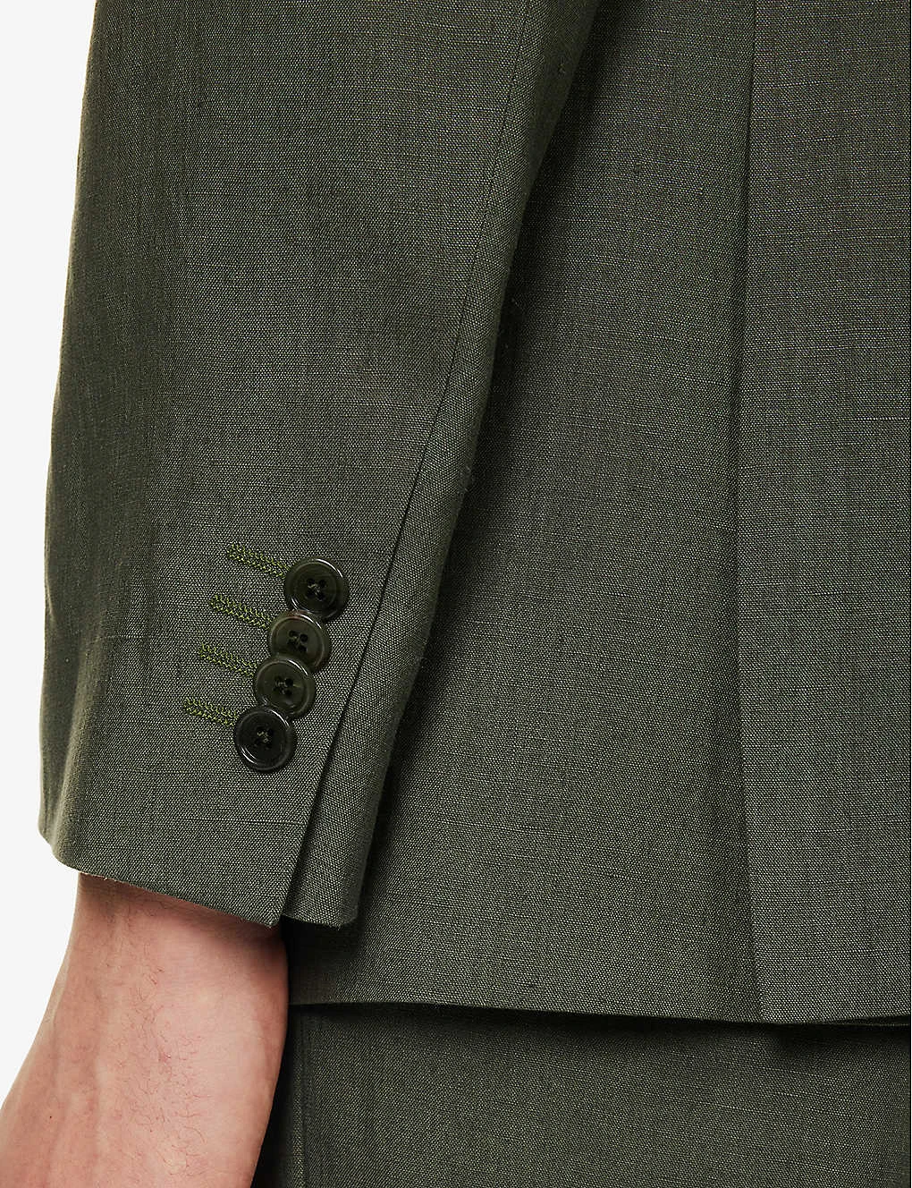 PAUL SMITH Single-breasted Regular-fit Linen Suit 8 PAUL SMITH Single-breasted Regular-fit Linen Suit - Image 6