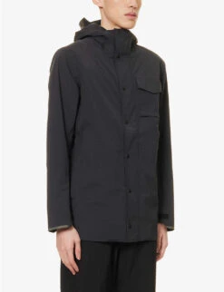 Canada Goose Nanaimo Funnel-neck Shell Hooded Jacket -Selfidges Launches R04117745 BLACK ALT02