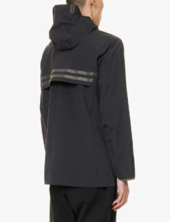 Canada Goose Nanaimo Funnel-neck Shell Hooded Jacket -Selfidges Launches R04117745 BLACK ALT03