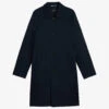 Ted Baker Capel Check-lined Stretch-cotton Coat 2 Ted Baker Capel Check-lined Stretch-cotton Coat -Selfidges Launches R04121867 NAVY M
