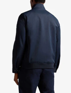 Ted Baker Arzona High-neck Woven Bomber Jacket -Selfidges Launches R04121878 NAVY ALT03