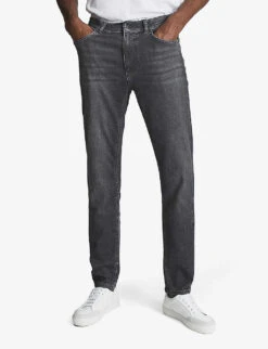 Reiss Harry Slim-fit Low-rise Denim Jeans 9 Reiss Harry Slim-fit Low-rise Denim Jeans -Selfidges Launches R04122258 WASHEDGREY ALT02