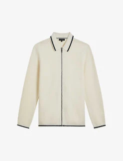 Ted Baker Coploe Contrast-stripe Knitted Cardigan