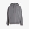 AllSaints Underground-print Organic-cotton Hoody -Selfidges Launches R04122648 TEMPESTGREY M