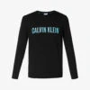 Calvin Klein Brand-print Relaxed-fit Cotton-blend Sweatshirt -Selfidges Launches R04123670 BLACKSIGNATUREBLUE M
