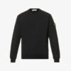 Stone Island Logo-badge Relaxed-fit Cotton-jersey Sweatshirt 1 Stone Island Logo-badge Relaxed-fit Cotton-jersey Sweatshirt -Selfidges Launches R04124573 BLACK M