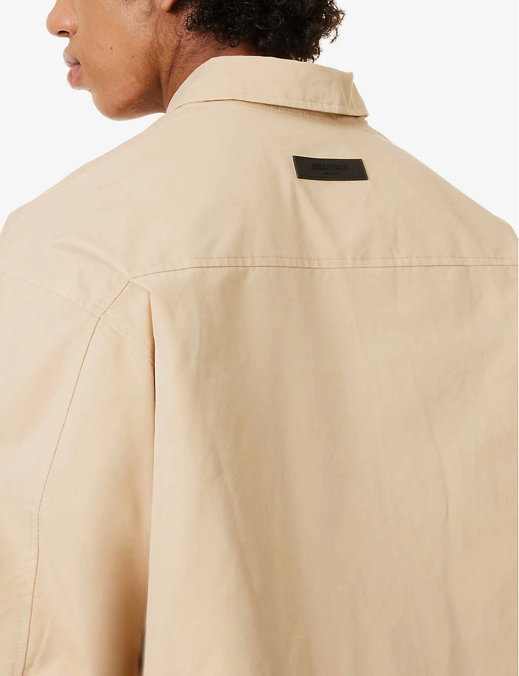 ESSENTIALS Brand-patch Spread-collar Cotton-blend Jacket 7 ESSENTIALS Brand-patch Spread-collar Cotton-blend Jacket - Image 5