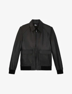THE KOOPLES Flap-pocket Leather Jacket