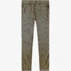 THE KOOPLES Stripe-pattern Slim-fit Stretch-cotton Jeans 1 THE KOOPLES Stripe-pattern Slim-fit Stretch-cotton Jeans -Selfidges Launches R04127913 BLA25 M