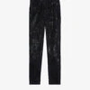 THE KOOPLES Rhinestone-embellished Slim-fit Stretch-cotton Jeans -Selfidges Launches R04127915 BLA55 M