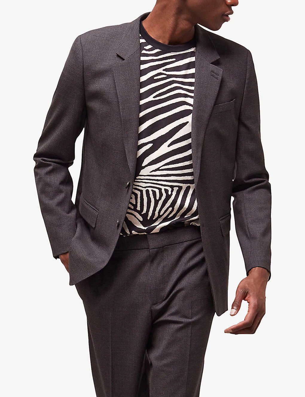 THE KOOPLES Notched-collar Single-breasted Stretch-wool Suit Jacket 5 THE KOOPLES Notched-collar Single-breasted Stretch-wool Suit Jacket - Image 3