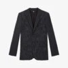THE KOOPLES Notched-collar Single-breasted Stretch-wool Suit Jacket -Selfidges Launches R04127919 BLA02 M