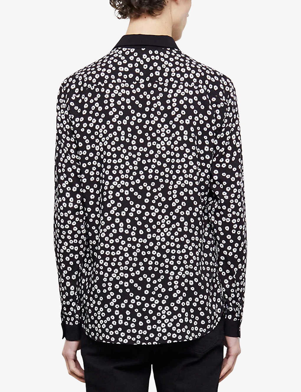 THE KOOPLES Abstract-print Contrast-collar Woven Shirt 6 THE KOOPLES Abstract-print Contrast-collar Woven Shirt - Image 4