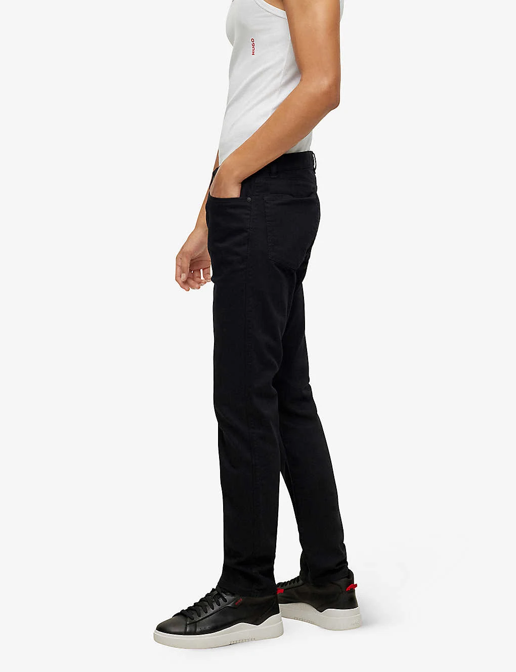 Hugo Slim-fit Mid-rise Stretch-cotton Jeans 6 Hugo Slim-fit Mid-rise Stretch-cotton Jeans - Image 4