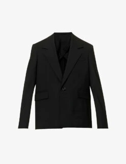 Bottega Veneta Notched-lapel Single-breasted Wool Blazer