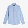 Ted Baker Newtss Long-sleeved Slim-fit Cotton Shirt