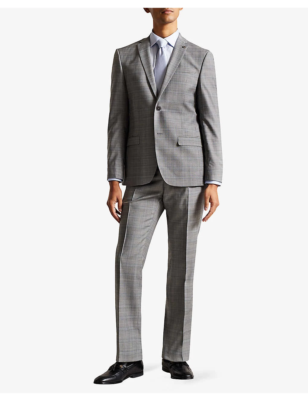 Ted Baker Elgoljs Regular-fit Checked Stretch-wool Jacket 4 Ted Baker Elgoljs Regular-fit Checked Stretch-wool Jacket - Image 2