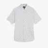 Ted Baker Kymsho Floral-print Slim-fit Stretch-cotton Shirt 2 Ted Baker Kymsho Floral-print Slim-fit Stretch-cotton Shirt -Selfidges Launches R04133335 WHITE M