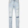 True Religion Ultra Skinny Distressed Tapered-leg Slim-fit Stretch-denim Jeans -Selfidges Launches R04134918 HAMILTONCOVELIGHTRIPS M