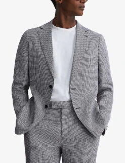 Reiss Squad Regular-fit Linen Blazer 9 Reiss Squad Regular-fit Linen Blazer -Selfidges Launches R04136976 NAVY ALT02