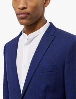 THE KOOPLES Slim-fit Single-breasted Wool Suit Jacket 11 THE KOOPLES Slim-fit Single-breasted Wool Suit Jacket -Selfidges Launches R04137038 NAV01 ALT04