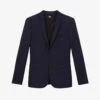 THE KOOPLES Notched-lapels Single-breasted Wool Suit Jacket -Selfidges Launches R04137098 NAV01 M