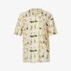 Arrels Barcelona X Cecilia Carlstedt Graphic-print Relaxed-fit Woven Shirt