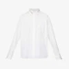 Undercover Zip-embellished Relaxed-fit Cotton-poplin Shirt -Selfidges Launches R04143679 WHITE M