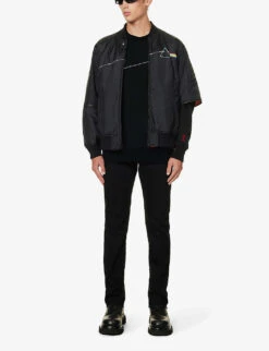 Undercover Rainbow Graphic-print Cotton-jersey Jumper -Selfidges Launches R04143683 BLACK ALT01