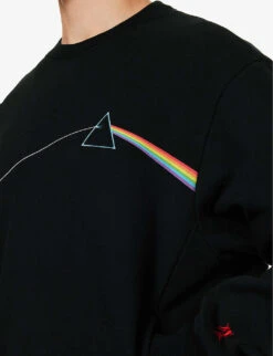 Undercover Rainbow Graphic-print Cotton-jersey Jumper -Selfidges Launches R04143683 BLACK ALT04