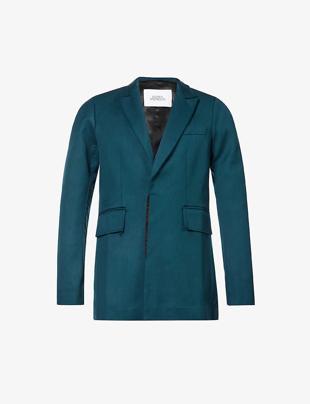 Akiel Padded-shoulder Regular-fit Wool Jacket 3 Akiel Padded-shoulder Regular-fit Wool Jacket