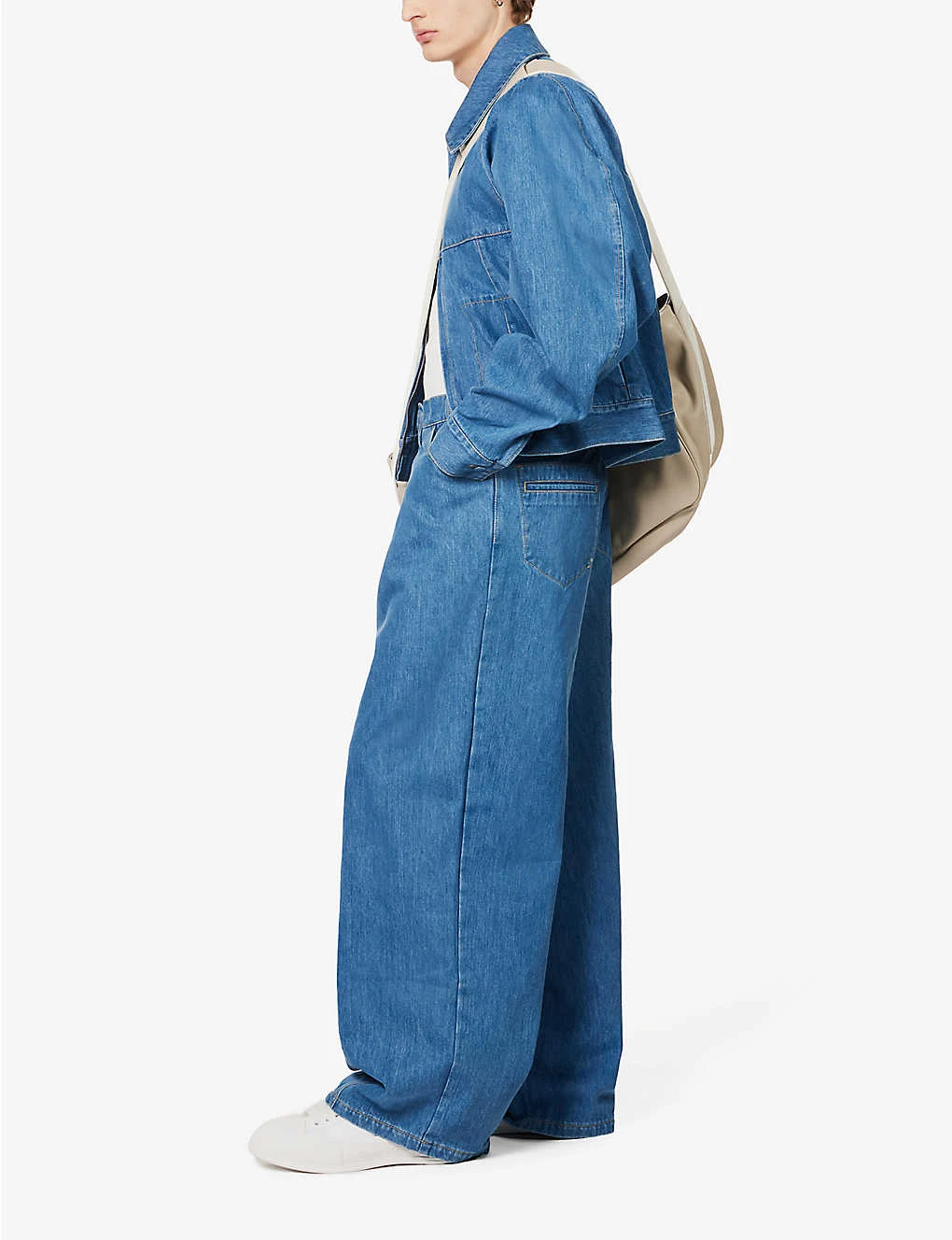 Shift Wide-leg Relaxed-fit Recycled Denim And Polyester–blend Jeans 4 Shift Wide-leg Relaxed-fit Recycled Denim And Polyester–blend Jeans - Image 2