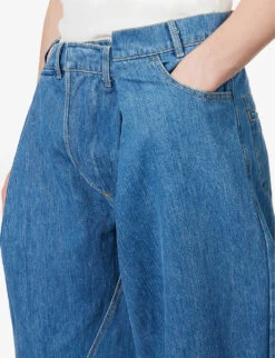 Shift Wide-leg Relaxed-fit Recycled Denim And Polyester–blend Jeans 13 Shift Wide-leg Relaxed-fit Recycled Denim And Polyester–blend Jeans -Selfidges Launches R04144199 WASHEDOUTBLUE ALT05