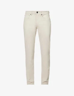 7 For All Mankind Slimmy Regular-fit Tapered-leg Stretch-denim Jeans