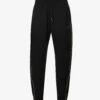 Emporio Armani Brand-print Metallic-trim Stretch-cotton Blend Jogging Bottoms -Selfidges Launches R04145207 NERO M