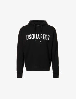DSQUARED2 Logo-print Cotton-jersey Hoody