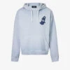 DSQUARED2 Branded-patch Kangaroo-pocket Cotton-jersey Hoody -Selfidges Launches R04145478 CLOUDYGREY M
