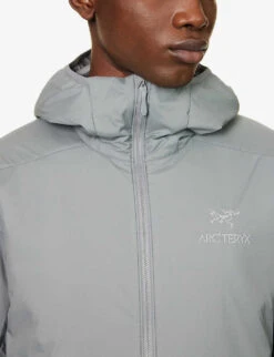 Arcteryx Atom LT Padded Regular-fit Shell Hooded Jacket -Selfidges Launches R04145705 GREY ALT04