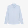 THE KOOPLES Slim-fit Cotton-blend Shirt -Selfidges Launches R04146009 BLU01 M