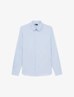 THE KOOPLES Slim-fit Cotton-blend Shirt