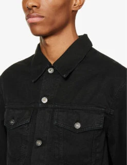 Wave Off Brand-embroidered Regular-fit Cotton-canvas Jacket -Selfidges Launches R04147030 BLACKBLACK ALT04