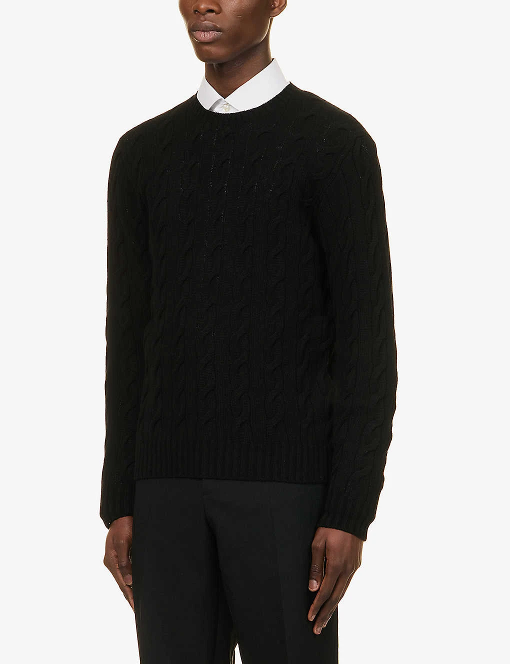 Cable-knit Regular-fit Cashmere-knit Jumper 5 Cable-knit Regular-fit Cashmere-knit Jumper - Image 3