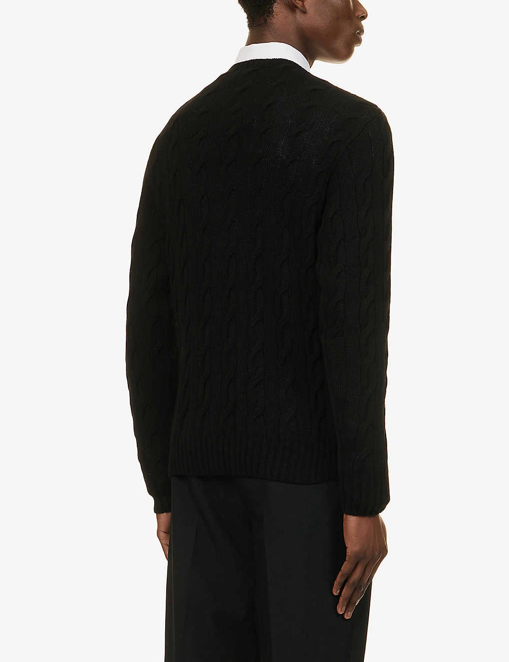 Cable-knit Regular-fit Cashmere-knit Jumper 6 Cable-knit Regular-fit Cashmere-knit Jumper - Image 4