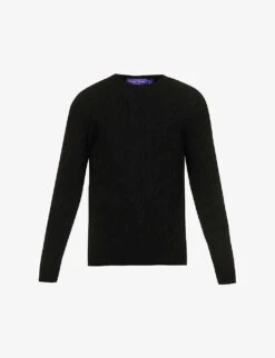 Cable-knit Regular-fit Cashmere-knit Jumper