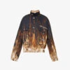 Vivienne Westwood Memphis Abstract-pattern Regular-fit Cotton Bomber Jacket -Selfidges Launches R04147868 BROWN M