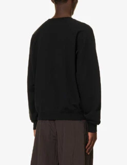 Vivienne Westwood Spray Orb Graphic-print Organic-cotton Sweatshirt -Selfidges Launches R04147881 BLACK ALT03