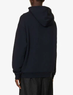 Vivienne Westwood Spray Orb Graphic-print Organic-cotton Hoody -Selfidges Launches R04147883 NAVY ALT03