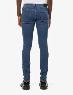 Paige Croft Slim-fit Low-rise Stretch-woven Blend Jeans -Selfidges Launches R04148186 BRYSON ALT03