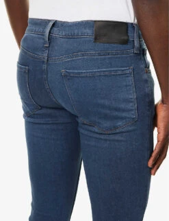 Paige Croft Slim-fit Low-rise Stretch-woven Blend Jeans -Selfidges Launches R04148186 BRYSON ALT04