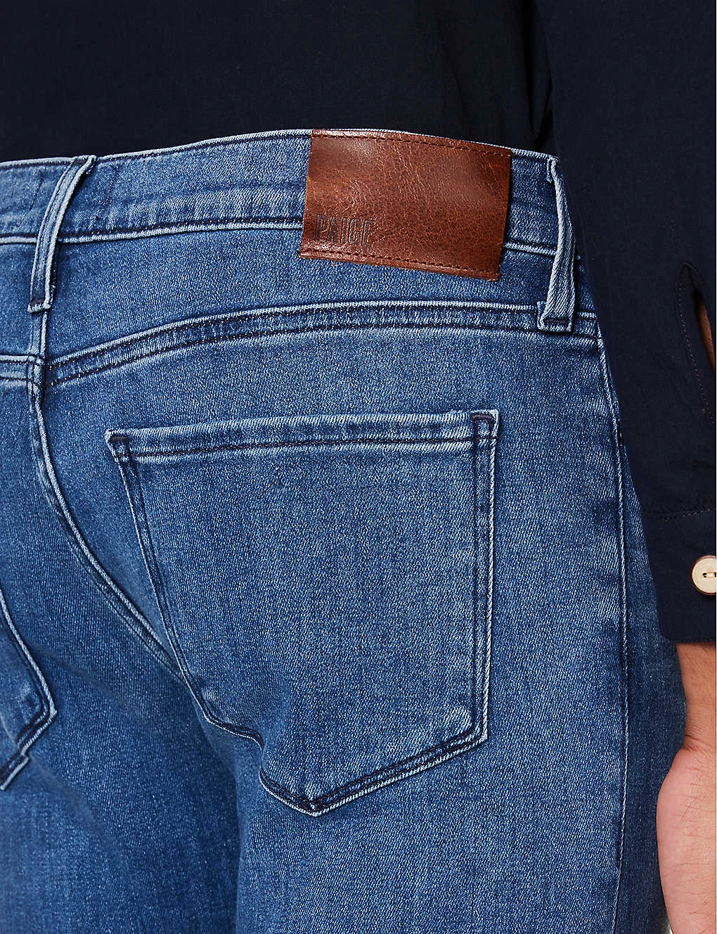 Paige Lennox Slim-leg Low-rise Stretch-cotton Blend Denim Jeans 8 Paige Lennox Slim-leg Low-rise Stretch-cotton Blend Denim Jeans - Image 6